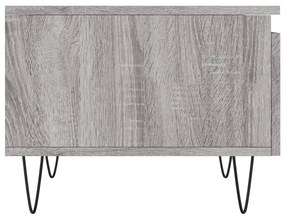Mesas de centro 2 pcs 50x46x35cm deriv. madeira cinzento sonoma