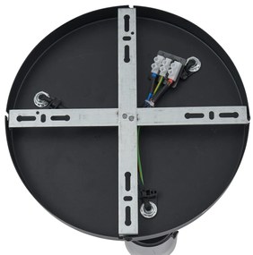Foco de teto Gunmetal Redondo 3-Luzes Rotativo e Ajustável - Drain Moderno