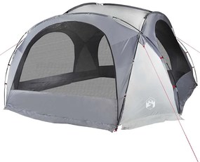 Tenda de festas impermeável branco e cinzento