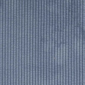 Chaise lounge com almofada tecido corduroy azul