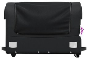 Reboque para bicicleta 45 kg ferro preto
