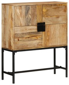 Armário alto 80x30x95 cm madeira de mangueira áspera maciça