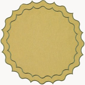 Individual de mesa com bordado Navy