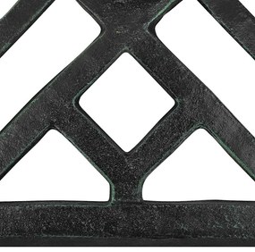 Base para guarda-sol ferro fundido 44x44x31 cm verde