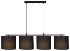 Candeeiro de Teto Valiz – Preto – 110 x 25 cm