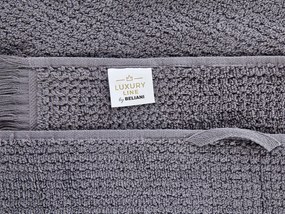 Conjunto de 9 toalhas em algodão cinzento ATIU Beliani