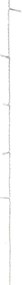 Cordão de luzes com 600 luzes LED 60 m PVC branco quente