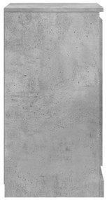 Aparador 37,5x35,5x67,5 cm derivados de madeira cinza cimento