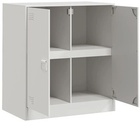 Aparador 67x39x73 cm aço branco