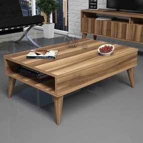 Mesa de Centro Best – Nogueira – 90 cm x 34,6 cm x 60 cm