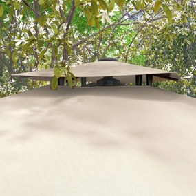 Chapéu de Sol de Alumínio Ø295x270 cm Chapéu de Sol Excêntrico com Man