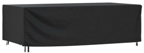 vidaXL Capa p/ mobiliário jardim 300x140x90 cm impermeável 420D preto