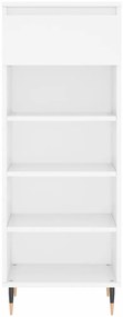 Sapateira 40x36x105 cm derivados de madeira branco brilhante