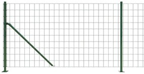Cerca de malha de arame com flange 1x25 m verde