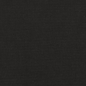 Cadeira de baloiço com apoio de pés tecido preto