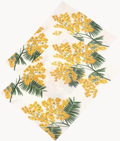 Individuais de mesa em linho Mimosas, conjunto de 2