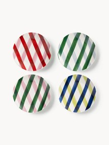 Pratos de sobremesa com design de Natal Bliss, conjunto de 4