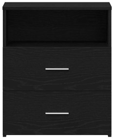 Cabeceiras vidaXL 2 unidades Carvalho Preto 50x32x60cm Madeira de Enge