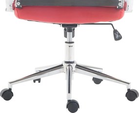 Cadeira de escritório Columbus Couro sintético vermelho