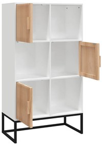 Aparador alto 70x35x125 cm derivados de madeira branco