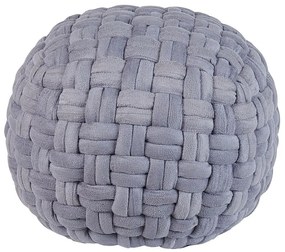 Pufe em tecido cinzento 45 x 35 cm HOPA Beliani