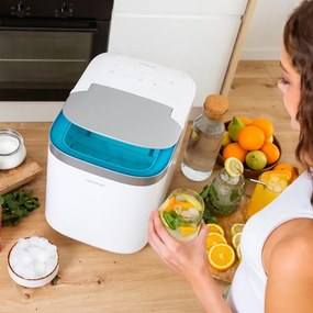 Máquina de fazer gelo Chillin' Ice 1500 com capacidade de produção diária de 15 kg e 150 W