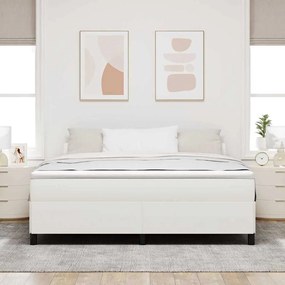 Cama vidaXL Creme 180x200 cm em Tecido Corduroy