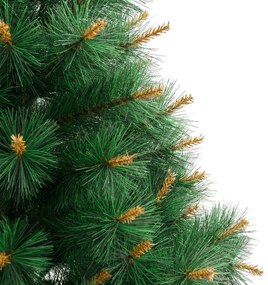 Árvore de Natal artificial articulada com suporte 180 cm