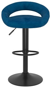 Bancos de bar 2 pcs veludo azul