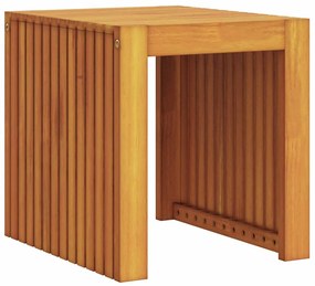 Mesa Lateral de Jardim 43x36x40 cm Madeira Sólida de Teca