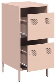 Aparador 35x39x73,5 cm aço laminado a frio rosa