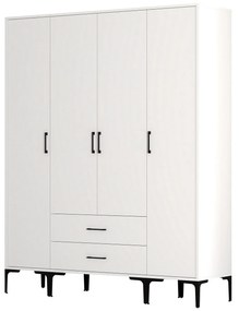 Roupeiro Kumsal STS – Branco – 160x47,5x201,4 cm