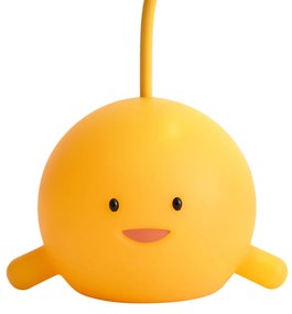 Candeeiro de Mesa Moderno Amarelo Incl. LED Recarregável - Bulby Moderno