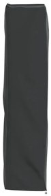 Capa p/ aquecedor forma pirâmide 58x58x228 cm oxford 420D preto