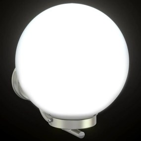 Luz de Parede Externa vidaXL Prata Aço Inoxidável IP44