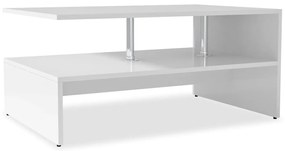 Mesa de Centro Salamanca de 90 cm - Branco - Design Moderno