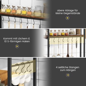 Suporte para vinho de 2 níveis e 12 garrafas para cozinha e café