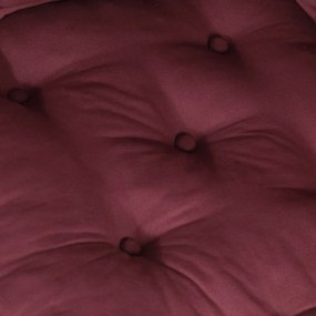 Pufe modular 70x70x36 cm tecido castanho