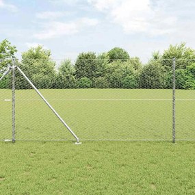 Cerca Hexagonal vidaXL 1x50 m Aço Galvanizado