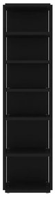 Sapateira 27,5x27x102 cm derivados de madeira preto