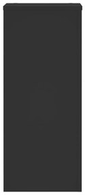 Suportes p/ plantas 2 pcs 30x30x70 cm derivados madeira preto