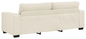 Conjunto de Sofá de 3 Peças com Almofadas em Linho
