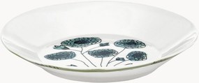 Pratos fundos em porcelana Fine Bone China Midnight Flowers, conjunto de 2