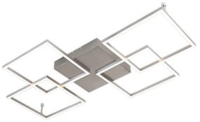 Candeeiro de tecto design aço potenciómetro LED - PLAZAS Mondrian Design,Moderno