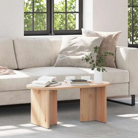 vidaXL Mesa de centro Natural 80 x 39.5 x 35 cm