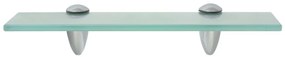 Prateleiras flutuantes 2 pcs vidro 30x10 cm 8 mm