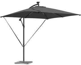 Guarda-sol de Bananeira Cantilever Antracite 249 x 249 x 250 cm