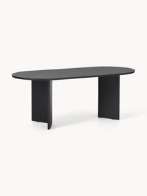 Mesa de jantar oval em madeira Toni, vários tamanhos