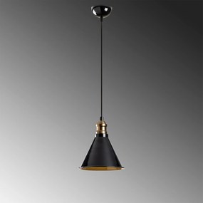 Candeeiro de Teto Berceste – Preto – 19 cm Diâmetro x 117 cm Altura