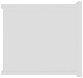 Mesas de cabeceira 2 pcs 40x30x30 cm derivados madeira branco